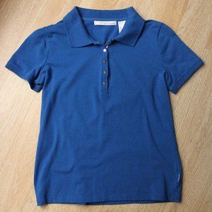 St Aumont Blue Polo Shirt Soft Classy